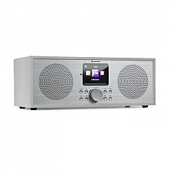 Auna Silver Star Stereo, internetové DAB+/FM rádio, WiFi, BT, DAB+/FM, biele