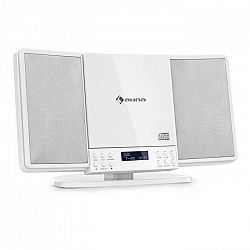 Auna V14-DAB, Vertikálny stereo systém, CD FM a DAB+ tuner, BT, biely