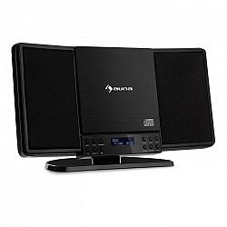 Auna V14-DAB, Vertikálny stereo systém, CD FM a DAB+ tuner, BT, čierny