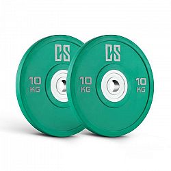 Capital Sports Performan Urethane Plates, Polyuretán, 10 kg, 50,4 mm, zelené, pár kotúčových závaží