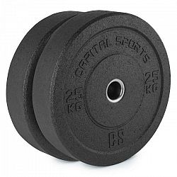 Capital Sports Renit, hi temp gumový kotúč, 50,4 mm, hliníkové jadro, guma, 2 x 25 kg