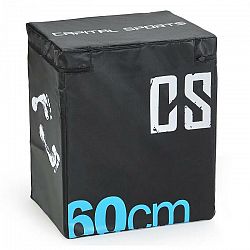 Capital Sports Rooksy Soft Jump Box Plyo Box 60x50x30 cm čierna farba