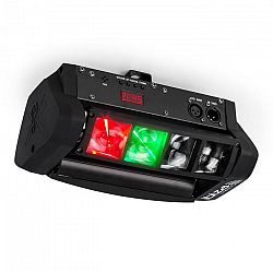 Ibiza LED8-Mini Mini-Spider LED svetelný efekt DMX vrátane montážneho ramena